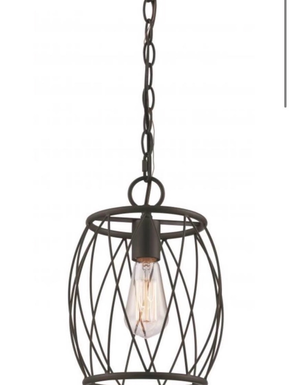 2 new hanging pendant light fixtures - RETAIL $200! (Rubbed oil bronze)